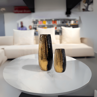 Ceramic Vase - HL255L - 13.5x30cm - Image 4