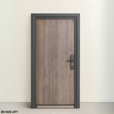 STEEL DOOR SINGLE - LEFT - [M-502]